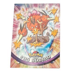 Dodrio Pokemon Card Topps #85 TV Animation Edition Series Blue Logo